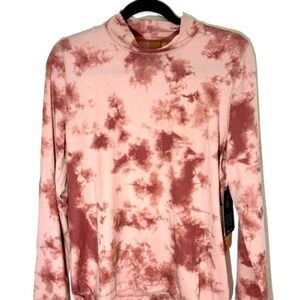NWT Free People‎ PF Indyeva Baris Shirt - Mock Neck, Long Sleeve women's size M
